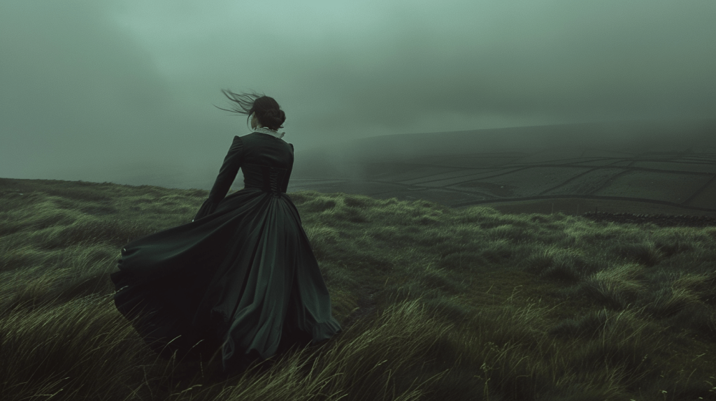 Kate Bush - 'Wuthering Heights' - generated in Midjourney, for an AI Content Creation Challenge 